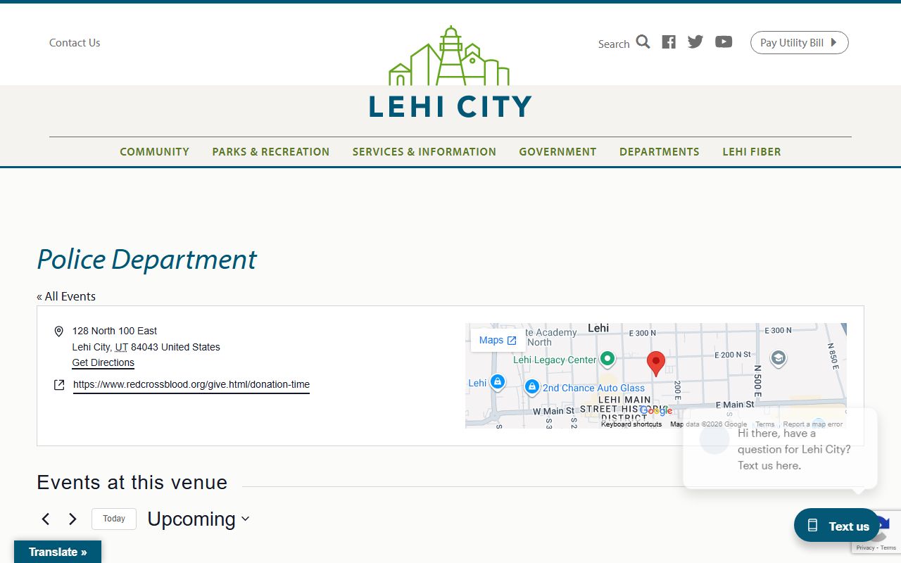 Lehi Police Department Lehi criminal records