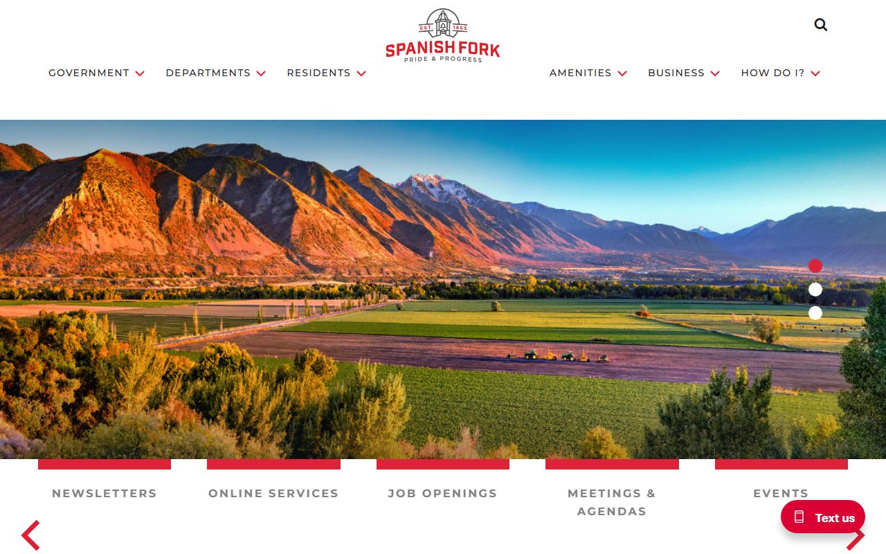 Spanish Fork City official website for Spanish Fork criminal records