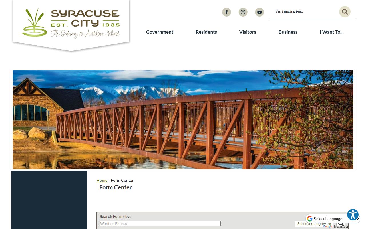 Syracuse Police Department records request form for Syracuse criminal records