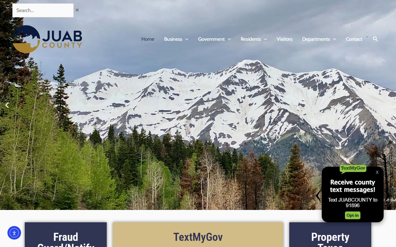 Juab County official government website for public records and county services