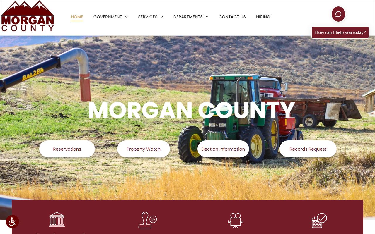 Morgan County official government website for public records and criminal record access