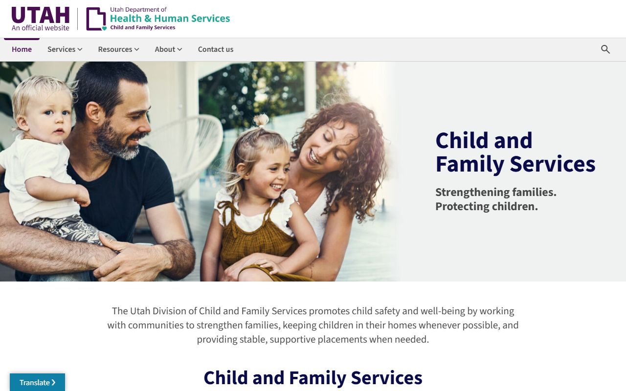 Utah Division of Child and Family Services criminal records background screening